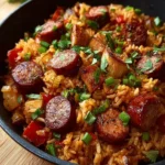 One-Pan Cajun Sausage and Rice Skillet First Image