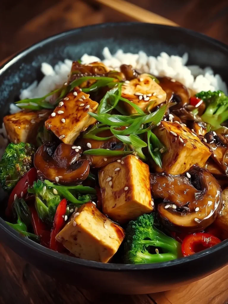 Mushroom and Tofu Stir-Fry First Image