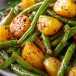 Roasted Green Beans and Potatoes First Image