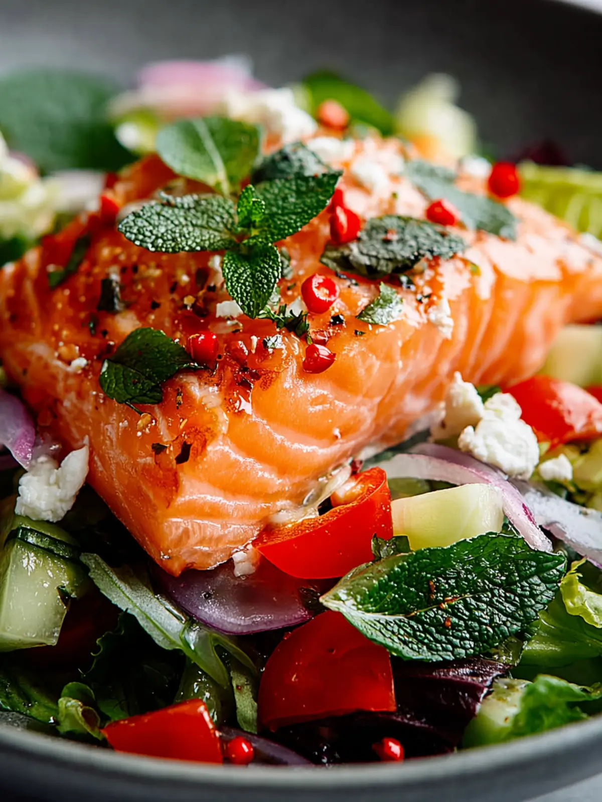 Fresh Salmon Salad Recipe First Image
