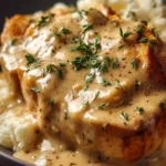 Slow Cooker Creamy Chicken & Gravy First Image