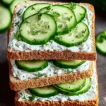 Shamrock Cucumber Tea Sandwiches First Image