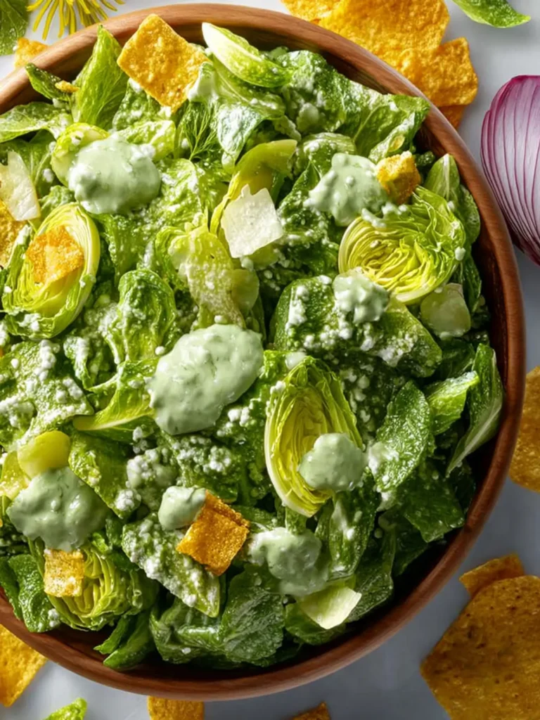 Green Goddess Salad With Creamy Dressing First Image