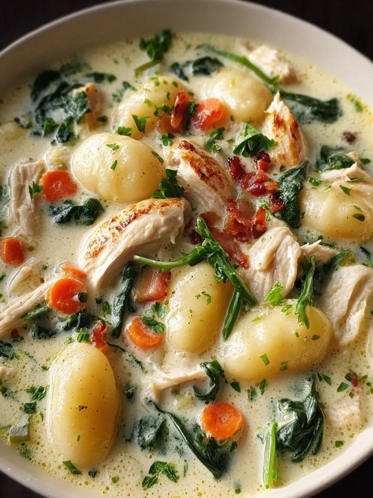 Creamy Chicken Gnocchi Soup (Copycat Style) First Image