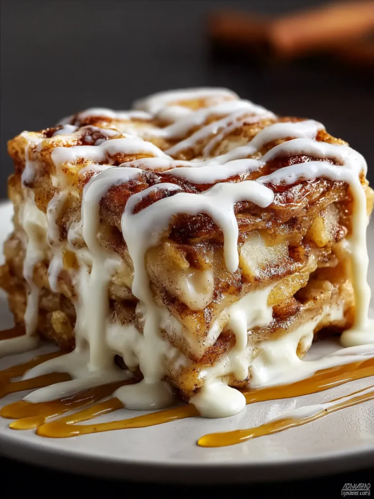 Cinnamon Roll Apple Lasagna First Image
