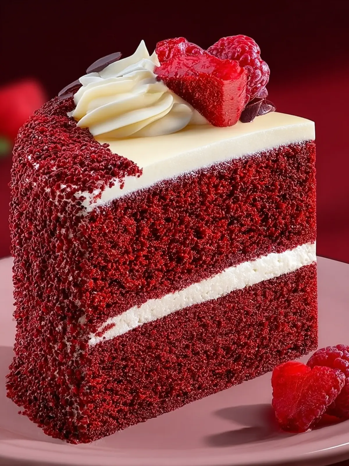 Surprise Inside Red Velvet Cake First Image