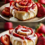Strawberry Cheesecake Cinnabon Rolls First Image