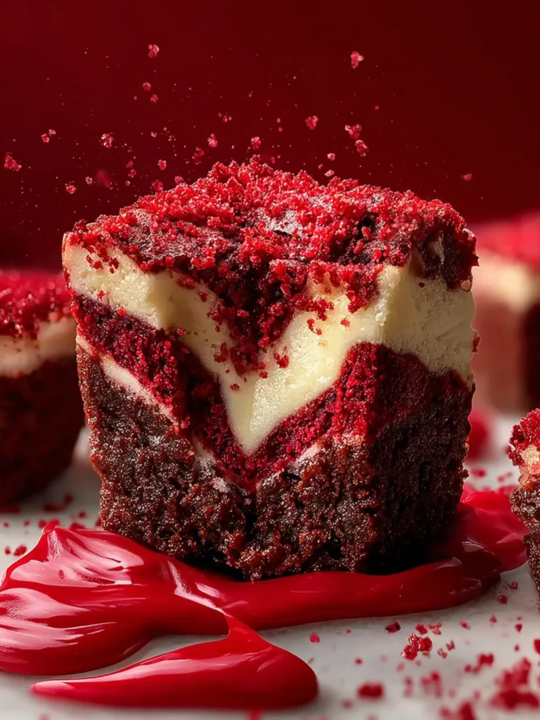 Red Velvet Brownie Bites First Image