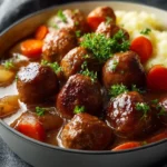 Easy Pot Roast Made With Frozen Meatballs First Image