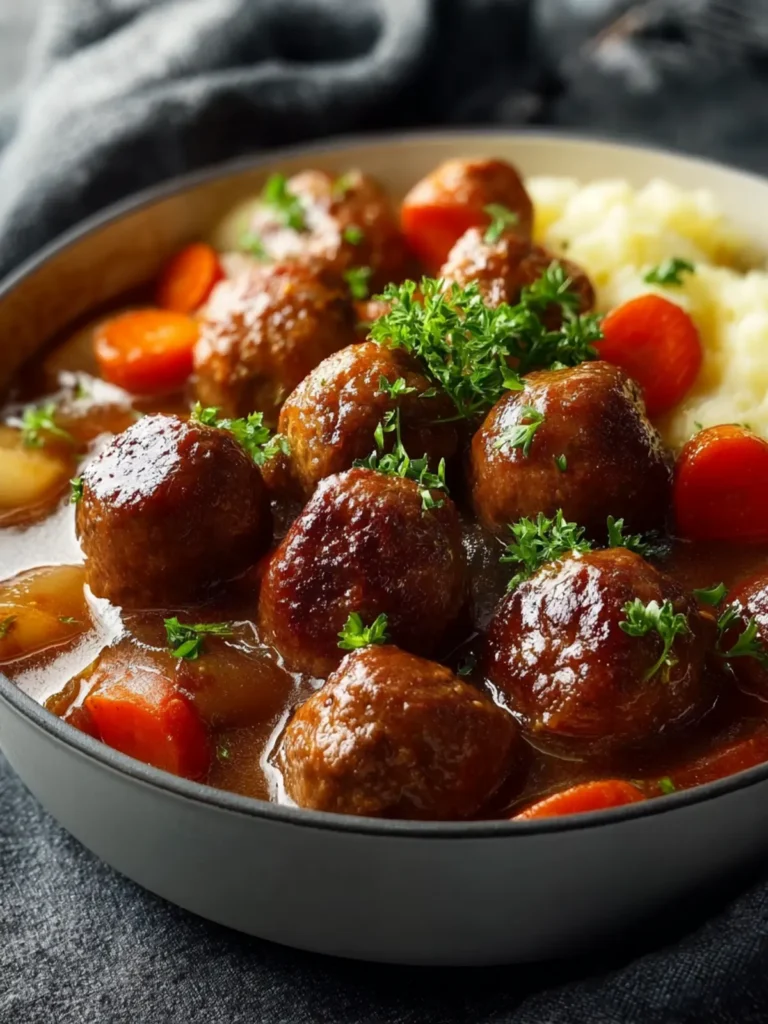 Easy Pot Roast Made With Frozen Meatballs First Image
