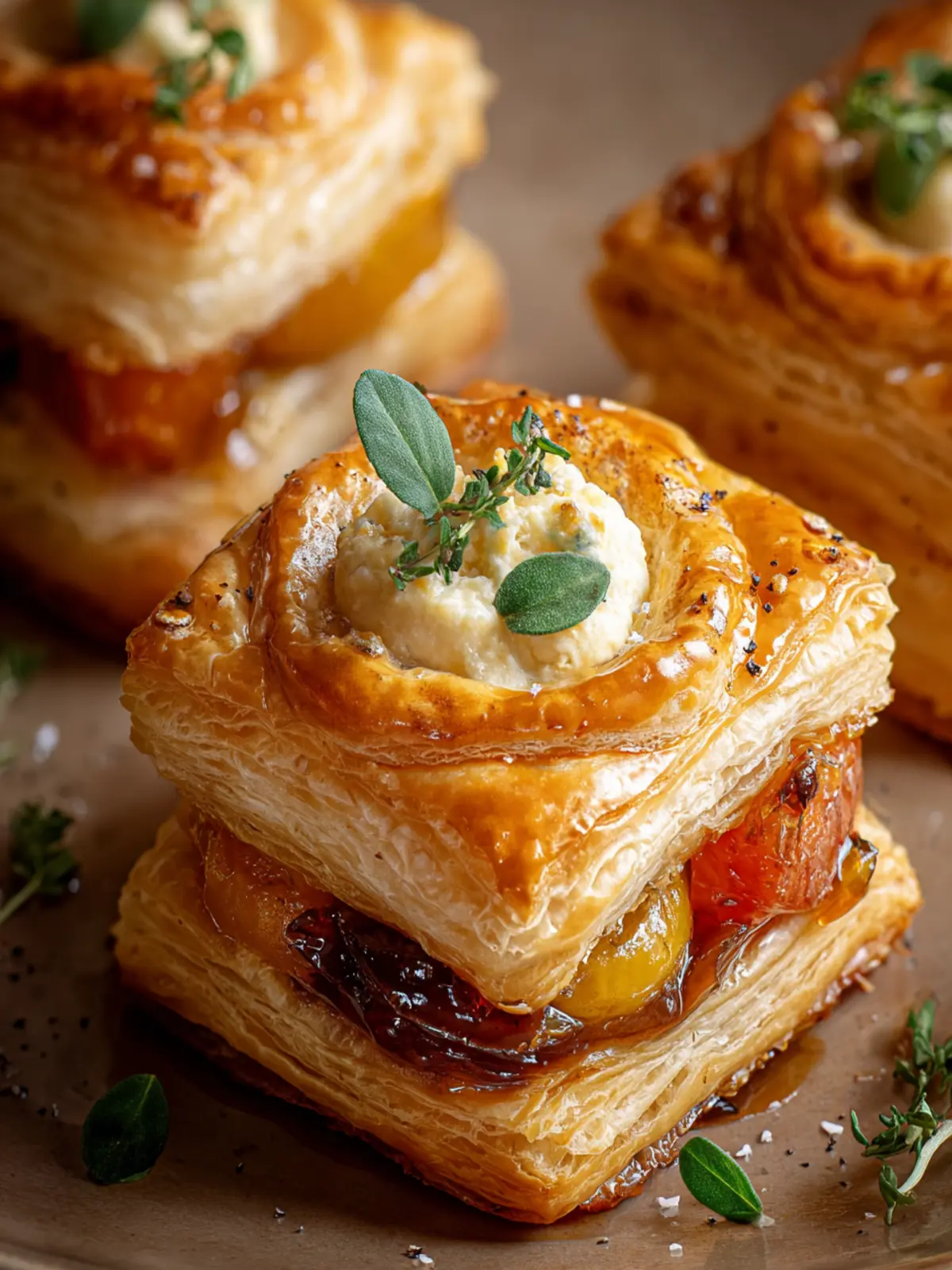 Goat Cheese Puff Pastry Recipe First Image