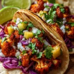 Vegan Smoky BBQ Cauliflower Tacos First Image