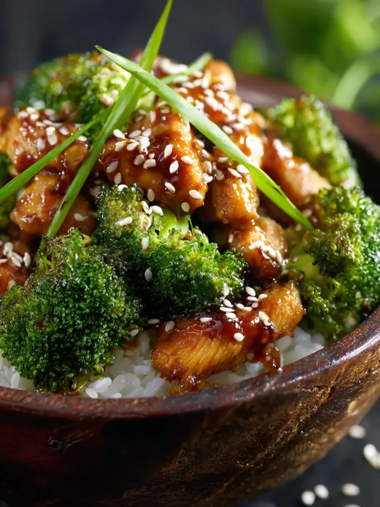 Sesame Chicken and Broccoli First Image