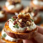 Sweet Potato Slices with Whipped Ricotta & Pecans First Image