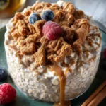 Creamy Gingerbread Overnight Oats Recipe First Image