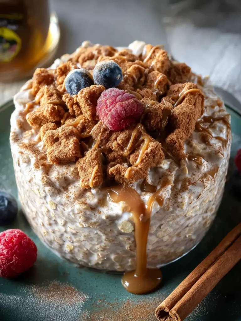 Creamy Gingerbread Overnight Oats Recipe First Image