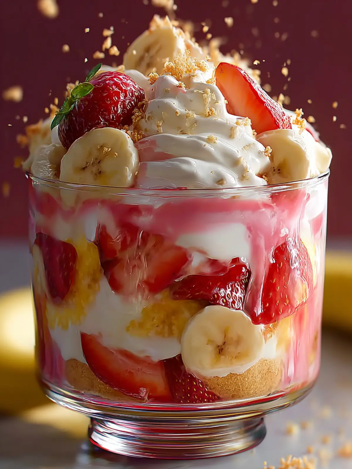 Strawberry Banana Pudding Dream Recipe First Image