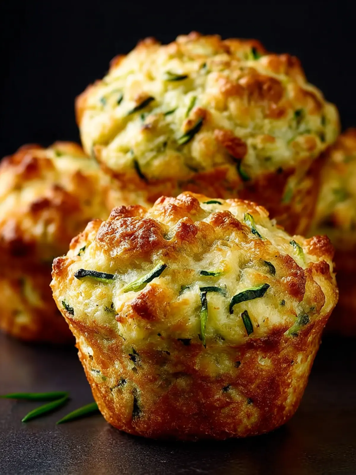 Chicken, Cheese, and Zucchini Muffins First Image