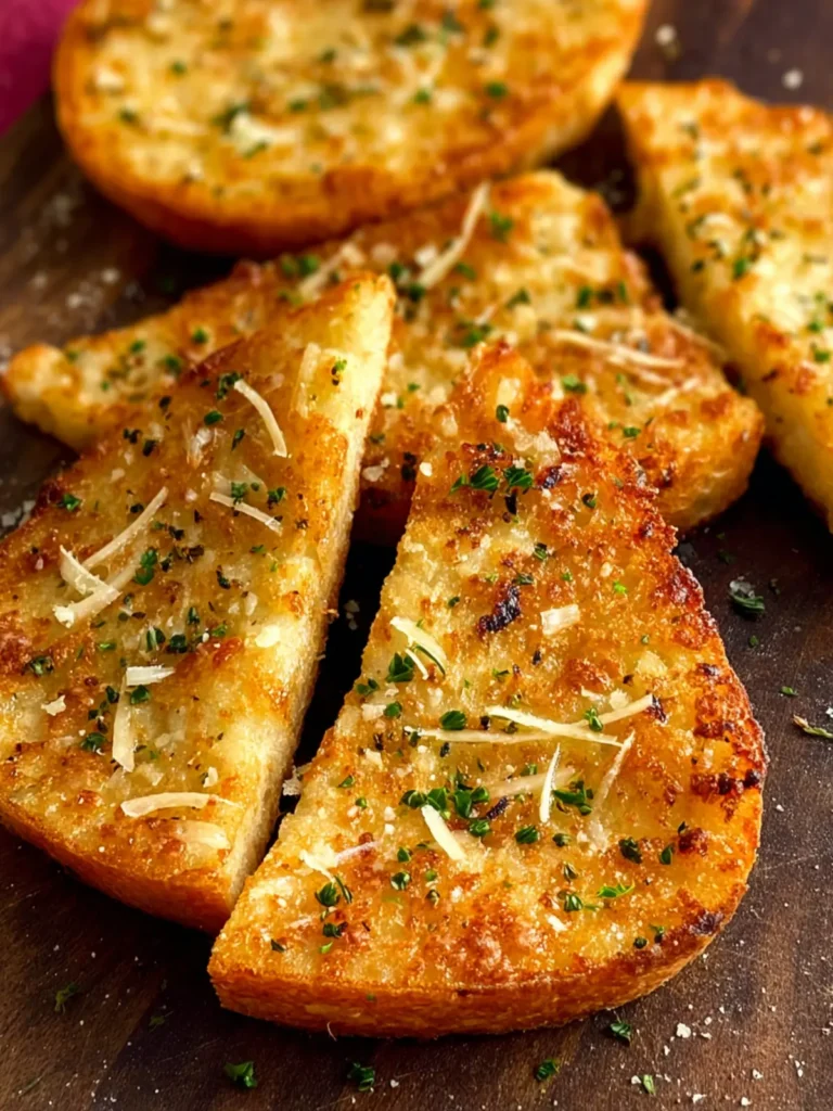 Air Fryer Garlic Bread Made With Tortillas First Image
