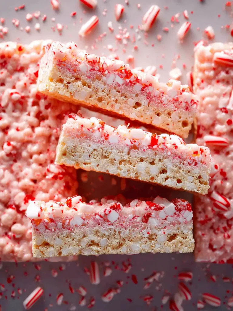 Peppermint Rice Krispie Treats First Image