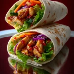 Sweet Chili Chicken Wraps First Image