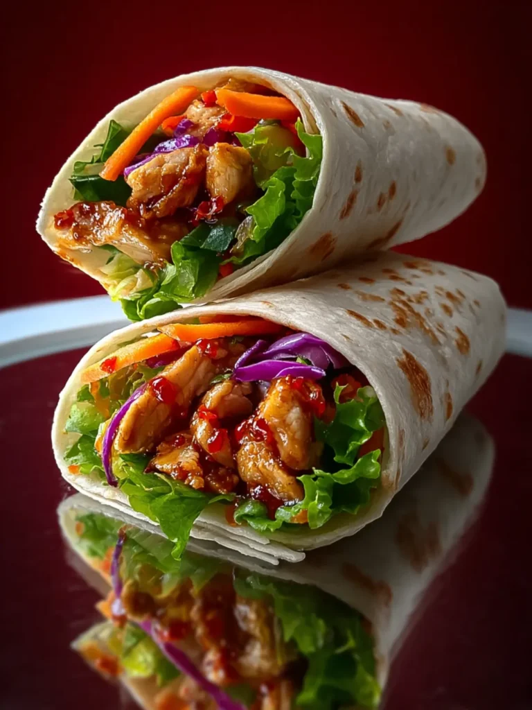 Sweet Chili Chicken Wraps First Image
