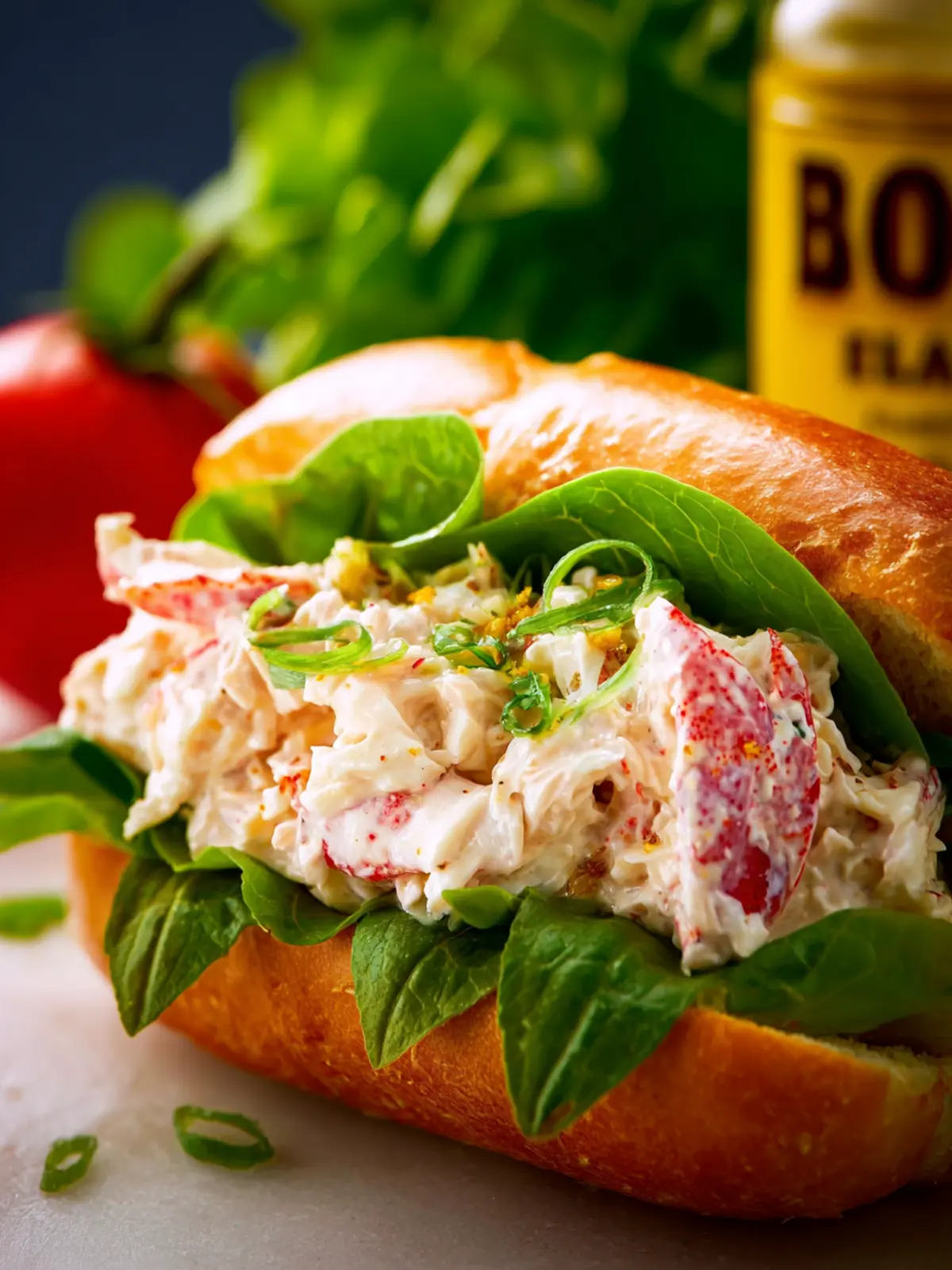 Crab Salad Roll Sandwich First Image