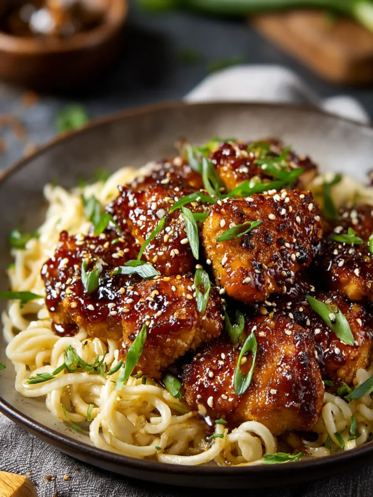 Honey Garlic Chicken First Image