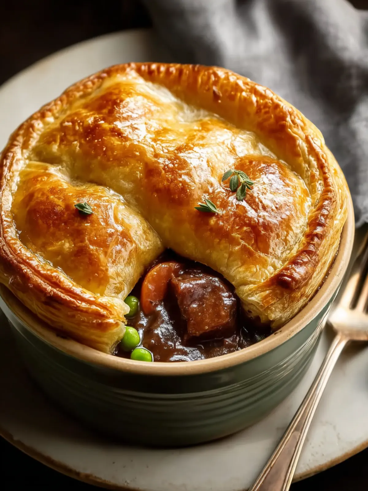 Golden Irish Stew with Puff Pastry First Image