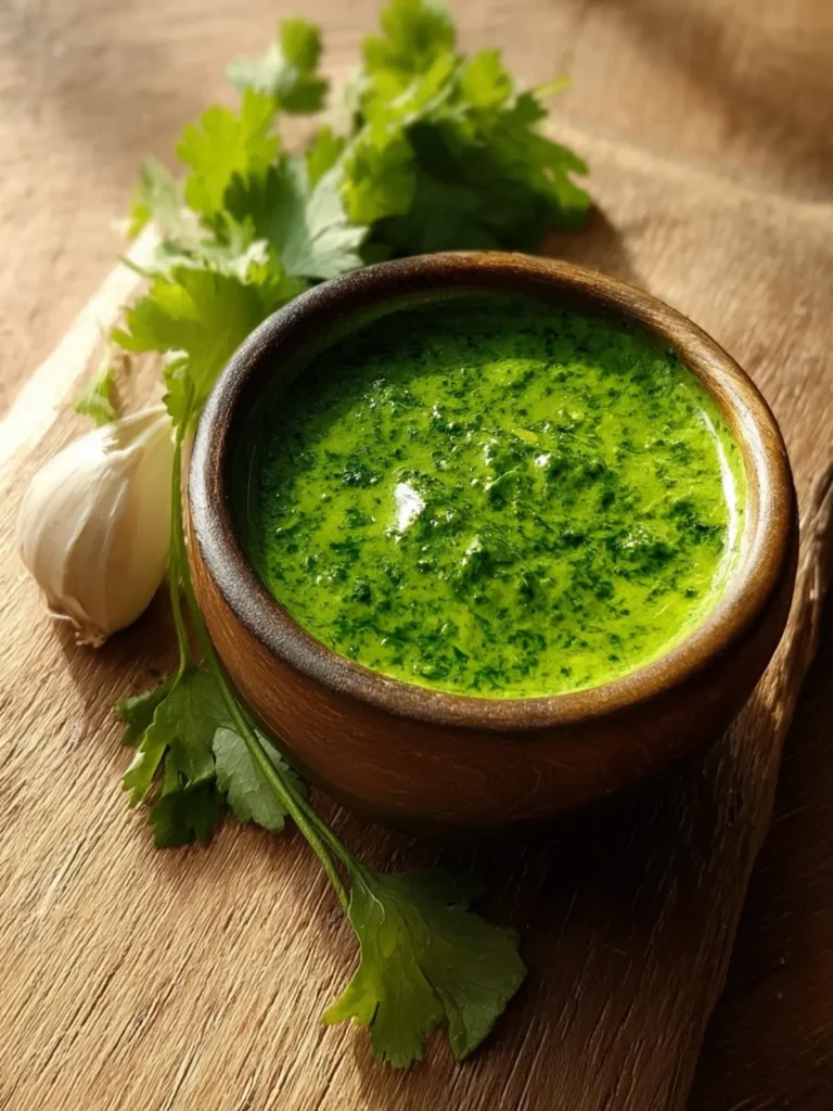 Zesty Cilantro Garlic Sauce First Image