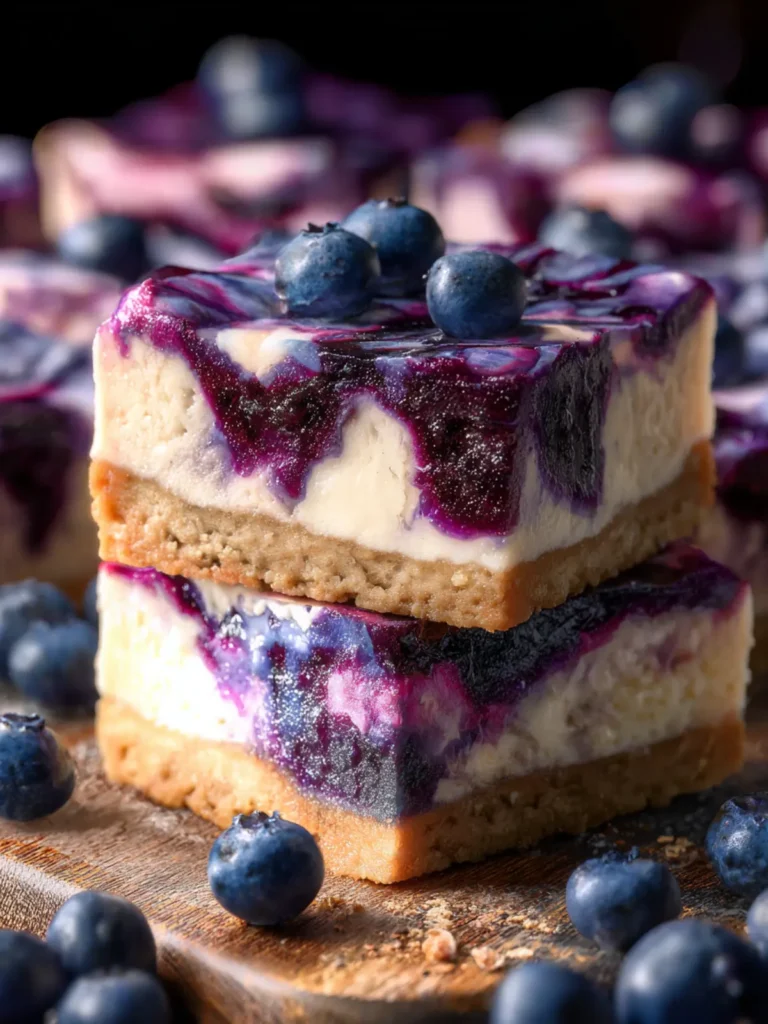 Blueberry Cheesecake Bars First Image