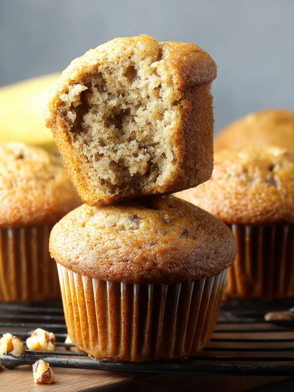 Banana Nut Muffins First Image