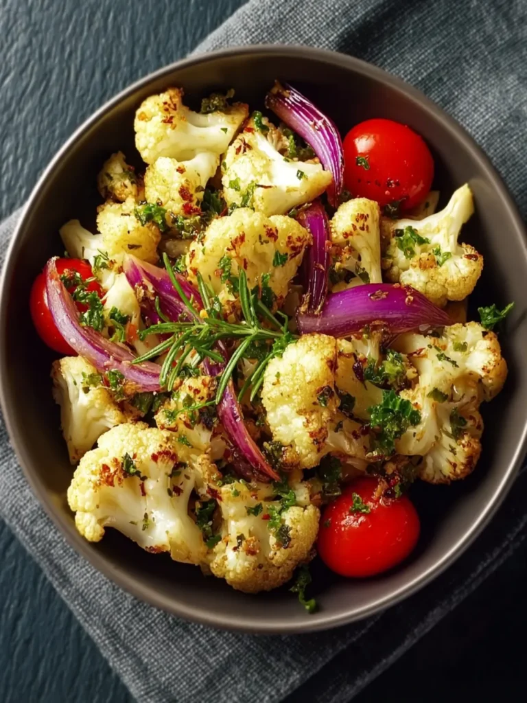 Zesty Marinated Cauliflower Salad First Image